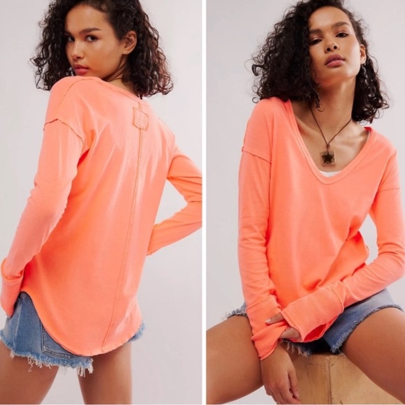 We the  free long sleeve boho top - Picture 2 of 2